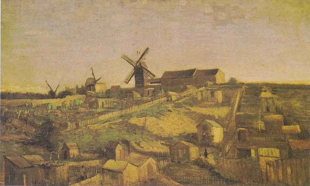  294-Vincent van Gogh-Veduta di Montmartre con i mulini - Kröller-Müller Museum, Otterlo  